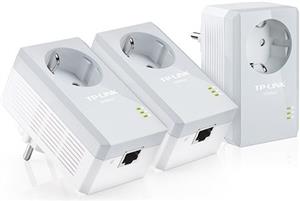 TP-Link TL-PA4010P TKIT 500Mbps Powerline Adapter Kit with 1 port 3pcs