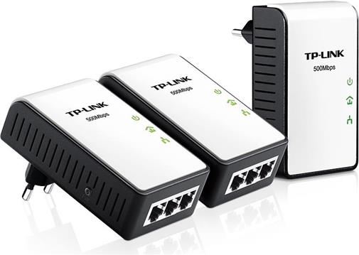 TP-Link TL-PA4030T KIT AV500 3-port Mini Powerline Adapter 3-pack Kit