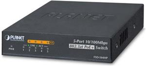 Planet 4P 100Mbps HP 802.3at PoE 1P 100Mbps Uplink (60w)
