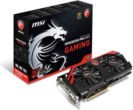 Grafička kartica MSI AMD Radeon R9 290 GAMING 4G, 4GB GDDR5/512-bit PCIe 3.0, 2×Dual-link DVI-D/HDMI/DP, Twin Frozr IV
