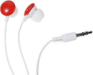 Slušalice Vivanco - SR3 za uši, crvene