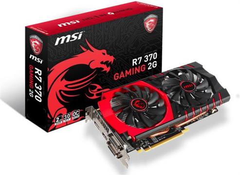 Grafička kartica MSI R7 370 GAMING 2GB, GDDR5, DX12