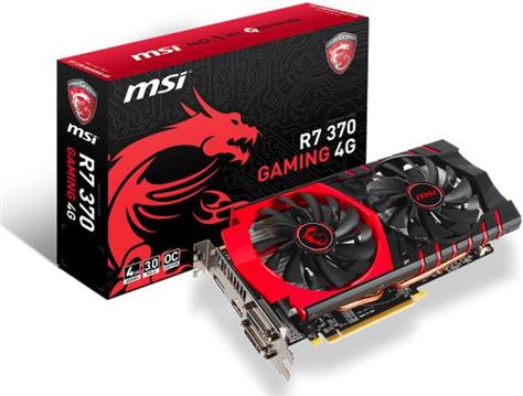 Grafička kartica MSI R7 370 GAMING 4GB, GDDR5, DX12