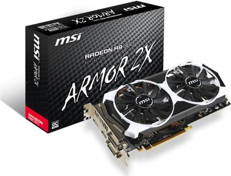 Grafička kartica MSI R9 380 2GD5T OC, GDDR5, DX12