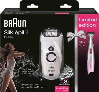 BRAUN SE 7281 WD GDM epilator + bikini trimmer