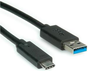 Roline USB3.1 kabel TIP A-C M/M, 1.0m, 11.02.9011