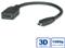 Roline HDMI kabel sa mrežom, TIP A (F) - TIP D (M) (micro), 