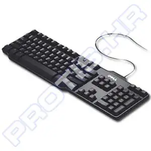 Tipkovnica DELL USB 2.0, Black, Retail, 1pk