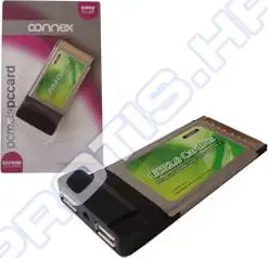 PCMCIA USB 2.0 2-Port, CONNEX