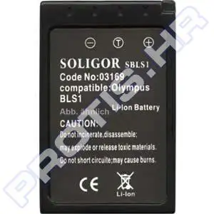 Baterija Soligor za Olympus BLS1