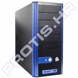 Kućište Cooler Master Centurion 5, crno-plavo, CAC T05, MIDI, bez napajanja