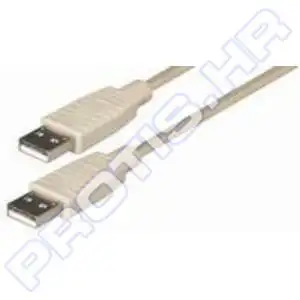 USB kabel 3m, AM - AM, Transmedia C140-3HL, bež