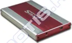 Eksterno kućište 2.5'' SATA Drive Cabinet INTER-TECH SinanPower (USB, USB 2.0, support , Red/Silver)