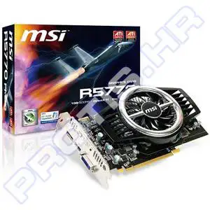 Grafička kartica MSI PCI-E ATI Radeon R5770, GDDR5, 1GB, 128Bit, DVI, DX11, Fan