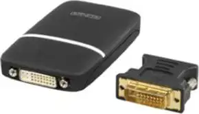 KONIG USB 2.0 To VGA/DVI ADAPTER 1280×1024 (4:3), 1400×1050 (16:10), For 32-bit OS