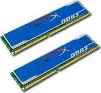 Memorija Kingston DDR3 1600MHz 4GB HyperX Blu (2x2GB), KHX1600C9AD3B1K2/4G
