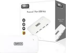 Sweex US017 Powered Vanjski Hub USB 2.0 7-porta hub