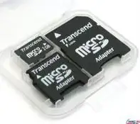 Memorijska kartica MicroSD 8GB Transcend HC + 2 adaptera