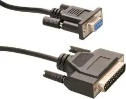 CC ICIDU Serial Modem kabel 1, 8m, 25pinDsub M - 9pinDsub F