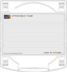 AttachableCase poveziva kutija za CD/DVD medije, bijela transparentna (10 kom.)