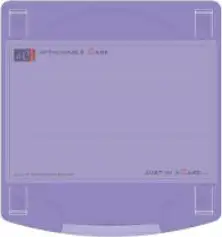 AttachableCase poveziva kutija za CD/DVD medije, ljubičasta transparentna (10 kom.)