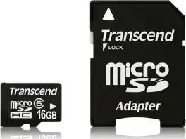 Memorijska kartica MicroSD 16GB Transcend HC Class 6 + adapter