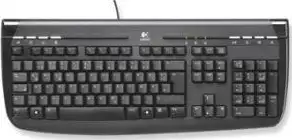 Tipkovnica Logitech Internet 350 crna USB, crna