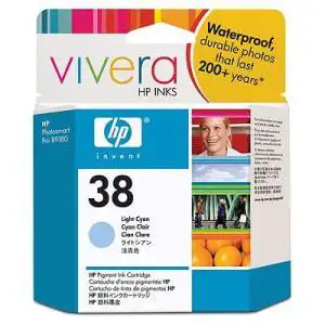 Tinta HP C9418A (no. 38), Light Cyan