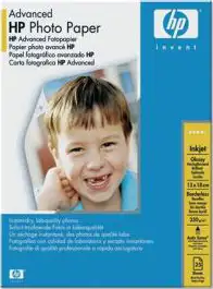 Papir InkJet HP ADVANCED 13x18/25, Photo, Glossy, 250 g/m2, 25 listova