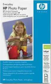 Papir InkJet HP EVERYDAY 10x15/100, Photo, Semi-glossy, 170 g/m2, 100 listova