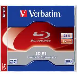 BD-RE Verbatim, Kapacite 25GB, 5 komada, Brzina 2x