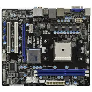 Matična ploča Asrock A78M - FM1 AMD A75 Hudson - Micro ATX, 2 x DDR3 2400 (OC)