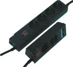 AEG Protect TwinPower, 4+3 protected sockets, 2 protected USB chargers, childproof sockets