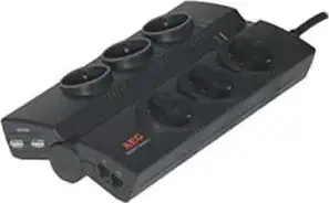 AEG Protect Bussines, 6 protected sockets, 2 protected USB chargers, RJ45 protection