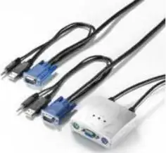 VALUE KVM Switch ''Star'' 2PC - 1×MONITOR, 1×TIPKOVNICA, 1×MIŠ, Audio, USB - PS/2