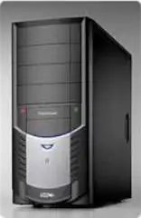 Kućište Frontier Delight ExtraMidi Tower 400W P4 ATX, Black/Silver