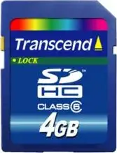 Memorijska kartica SD 4 GB Transcend HC Class 6