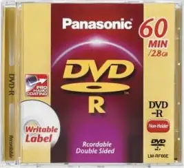 PANASONIC medij za kamere DVD-R LM-RF60E
