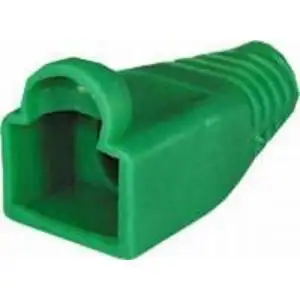 Transmedia TI2-GNRL, Strain relief for round cable, for Western 8 8-plug, green