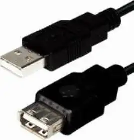 USB kabel 3m, AM - AF, Transmedia C140-3KHSL, crni