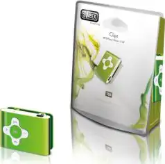 MP3 Player Sweex MP305 Sweex Clipz 2GB, Green
