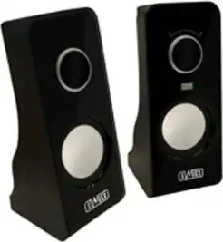 Zvučnici Sweex SP020v2 2.0 Set 1 Watt Crni