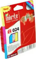 Inkrite BCI-21C/BCI-24C - Canon i250/i350, i4xx, S200/S300, BJC 2000/4000 - color