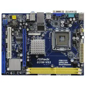 Matična ploča s775 Asrock G31M-VS2, Intel G31, Intel ICH7, M-ATX, FSB 1600 1333 1066