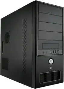 Kućište aMaze 386, crno, 400W
