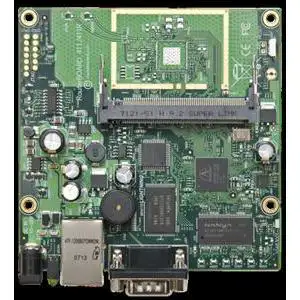 Mikrotik RB411, RouterBOARD 411 with Atheros 300Mhz CPU, 32MB RAM, one LAN, one MiniPCI, NAND Storag