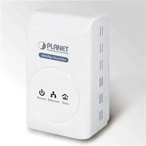 Powerline Ethernet adapter Planet PL-701-EU, 500Mbps HomePlug AV Wall-Mount Power Line to Ethernet Bridge (EU Type)