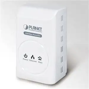 Powerline Ethernet adapter Planet PL-501-EU, 200Mbps HomePlug AV Wall-Mount Power Line to Ethernet Bridge (EU Type)
