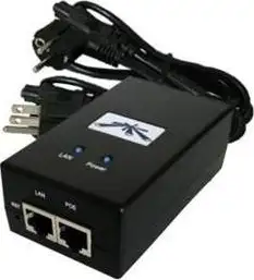 UBQ POE24V1A, UBNT POE-24, PoE adapter 24V 1A (24W), w power cable (EU)