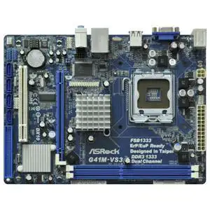 Matična ploča Asrock G41M-VS3 R2.0 BULK - Intel G41, Intel ICH7, M-ATX, FSB 1333, Dual Channel 2xDDR